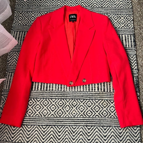 Zara Jackets & Blazers - Zara Cropped Blazer